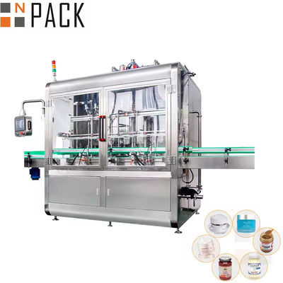 NPACK Автоматическая высоковязкая бутылка крема соуса банка ротор насос заполняющая машина